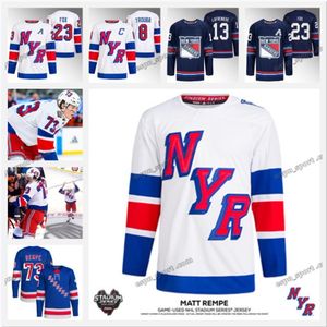 Chris Kreider 2024 New York Stadyum Serisi Jersey Adam Fox Artemi Panarin K'Andre Miller Chris Mika Zibanejad Shesterkin Blake Wheeler Kaapo Kakko Vincent Trocheck