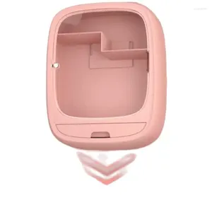 Коробки для хранения, настенный подвесной ящик для макияжа, органайзер для ванной комнаты, АБС-пластик, прозрачная пылезащитная косметика