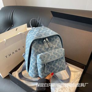 Повседневный рюкзак корейской версии для женщин в 2023 году, новый модный рюкзак с принтом, сумка для студентов колледжа 75% оптовая продажа с фабрики