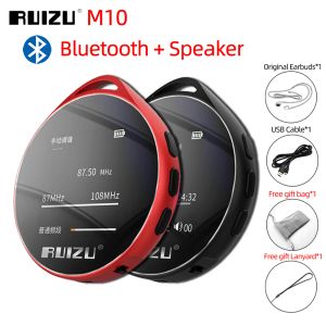 Плееры RUIZU M10 Bluetooth MP3-плеер 8G 16G HIFI Музыкальный видеоплеер со встроенным динамиком FM-радио Запись электронных книг Портативный аудио MP3