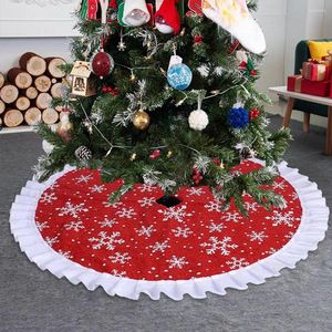 Рождественские украшения, елочные юбки, коврик с рисунком снежинки и лося, современная юбка для праздничного украшения