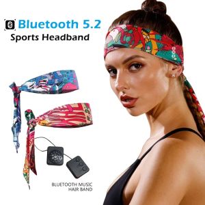 Kulaklık/kulaklık uyku kulaklıkları Bluetooth strappy spor kafa bandı kablosuz rahat müzik grubu yan uyuyanlar, spor, yoga için ince HD hoparlörler