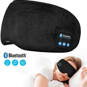 Uyku Maskeleri Bluetooth Uyku Göz Maskesi Kablosuz Akıllı Gölgelendirme 3D Yumuşak Elastik Konforlu Müzik Kulaklıkları Uyku Maskesi