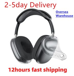 For Airpods Max Headband Earphones Headphone Accessories Transparent TPU Solid Silicone Waterproof Protective case AirPod Maxs Headphones Headset cover Case