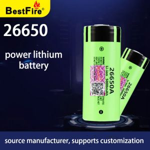 Orijinal Bestfire 26650 Pil 5000mAh 3.7V şarj edilebilir lityum pil deşarjı akım 25a IMR En İyi Yangın Pilleri