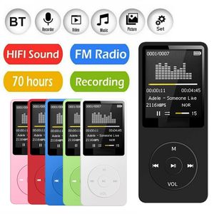1.8 inch Mini MP3 MP4 Player Digital Display Screen Bluetooth 4.0 Portable Walkman with E-Book/Reading/FM Radio