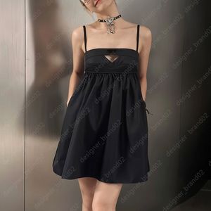 Designer Casual Dresses Women Women Fashion Slipless Dress senza spalline French Sexy Little Black Drening Gonna S-L