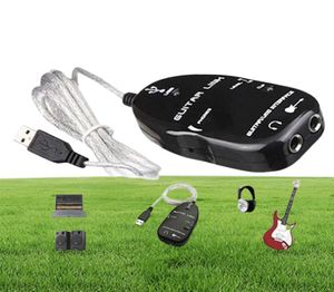 o Gitar efektleri pedallı gitar USB arayüzü bağlantı kablosu PCMAC kayıt kaydı CD sürücü gitar parçaları Accessories8147189