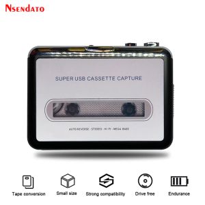 Player USB Cassette Capture Radio Player Portable USB Cassette Tape to MP3 Converter Capture Audio Music Player Tape Cassette Recorder