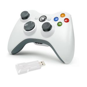 Microsoft Xbox 360 Serisi için Gamepads Kablosuz Denetleyici Kablosuz Kontrol ER Xbox 360 Serisi Kablosuz Denetleyici PC kablosunu içerir