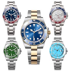 Relógios de designer GMTity Luxury Submarine Watches for Men Movimento Automático Mens Womens Alta qualidade Gold Red Watch Redwatch Sem data 64DU#