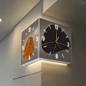 Настенные часы в стиле арт-деко, домашний элегантный подарок, современные стрелки, номер для гостиной, спальни, кухни, скандинавский дизайн, Saat Decor