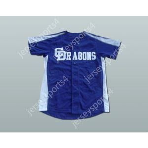 Chunichi Dragons Jack Elliot Mr.54 Beyzbol Filmi Jersey Yeni dikiş dikilmiş dikişli