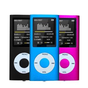 Игроки MP4 Player FM Portable Radio Console Console TXT Ebook Ultrathin MP3 -плеер музыкальный игрок аудио голосовой рекордер подарок для Kid MP4