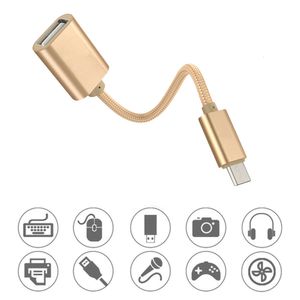 İletişim Mobil Kablo Adaptör Dönüştürücü OTG, Type-C / Micro'dan 2.0'a, USB Flash / Fare klavyesi için telefonda kullanılarak