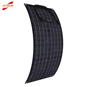 Солнечная 45 Вт 18 В, черный монокристаллический кремний ETFE, простая установка, морская полугибкая солнечная панель, использование для яхт, автофургонов