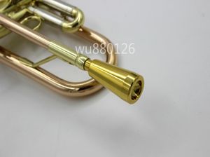 Yeni Varış 1 PCS Trompet Ağızlık Metal Malzeme Gümüş Kaplama Altın Yüzey Trompet Enstrüman Aksesuarlar Nozul No 7c 5C 3C2821363