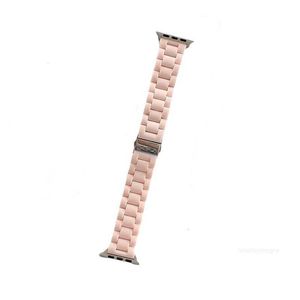 Apple Watch Band 45mm 41mm 44mm 44mm 38mm 42mm plastik saat bandı için tasarımcı bilezik kayışı Iwatch Serisi 7 6 5 SE 4 3 Kadın PC Bileklik Aksesuarları Designerip62i