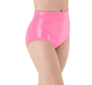 Kadın Pantolon Elastik Bel Metalik Kılavuzları Cheer Ganimet Şortları Çılgın Dans Dipleri Islak Görünüm Külot Yüzmek iç çamaşırı Caz Kostümleri