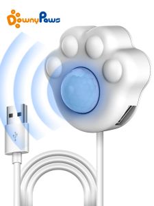 Поставки датчика Downypas Cat Water Fountain Densor Densor PIR Датчик движения для всех автоматических дозаторов для домашних животных с USB -интерфейсом