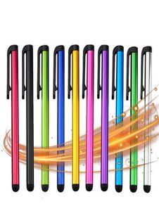 İPhone 7 için Evrensel Kapasitif Stylus Pen 7 Plus 6 6s 5 5s Tablet için cep telefonu için dokunmatik kalem farklı renkler3307993