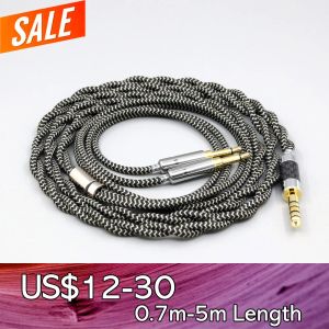 Аксессуары, 2 ядра, 2,8 мм, Litz OFC, кабель для наушников с оплеткой и рукавом для Hifiman Sundara Ananda HE1000se V2 HE6se he400se Arya XS LN008063