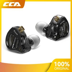 Kulaklıklar CCA PLA13 Kulak Monitöründe Metal Kablolu Kulaklık Kulaklıklar Kulaklık Hifi Müzik Bas En İyi Spor Ortodinamik Kulaklık Mikrofonlu