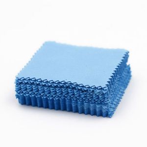 100pcs gümüş takı temizleme parlatma bezi silme doku pazları gümüş temizleme kumaş 8x8cm175v