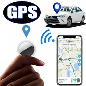 Трекеры Мини GPS-трекер Bluetooth4.0 Смарт-локатор для AirTag Смарт-антипотерянное устройство GPS-локатор Мобильные ключи Поиск домашних животных для детей для Apple