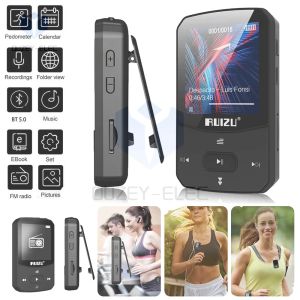 Player x52 Sport Bluetooth Mp3 Player Portable Back Clip Mini Music Walkman с экраном FM FM, запись, часы, радиометральное радио