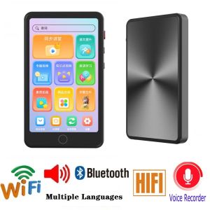 Плеер Mahdi Mp4 Wi-Fi Bluetooth Android-плеер Мини-портативный сенсорный экран 4,0-дюймовый Hi-Fi металлический бренд Mp3 Mp4 видео музыкальный плеер без потерь