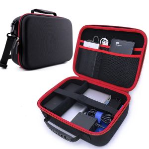 Sırt çantası adaptörü güç bankası koruyucu çanta omuz askısı dizüstü bilgisayar mini pc ile büyük kapakity eva çantası 3.5 inç taşınabilir sabit disk çantası çantası