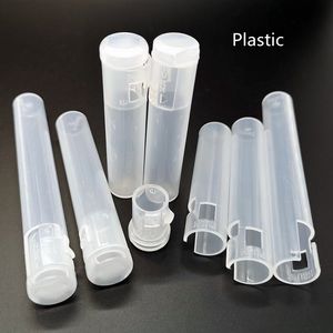 Embalagem personalizada Tubos de plástico à prova de crianças Garrafas de PVC Pacotes resistentes a crianças Recipientes de tamanhos diferentes Etiqueta personalizada vazia