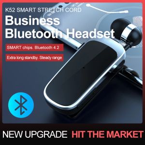 Kulaklıklar Mini Taşınabilir Kablosuz Bluetooth Kulak Kulak Seti Titreşimli Uyarı Aşınma Klipsi Eller Ücretsiz Kulaklıklar Lotus'ta Kablo ile