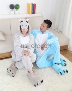 Ev Kıyafet Kigurumi Hayvan Hippo Pijamalar Yetişkin Onesie Cosplay Costume Cadılar Bayram