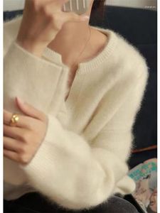 Women's Sweaters Winter Women Sweater Knitted Cardigan Oversize Girls Woman Cashmere Pullover Tops Long Sleeve Maxi Vintage Y2k Thick