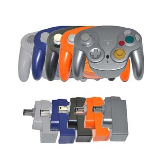 Игровые контроллеры Joysticks 2,4 ГГц беспроводной геймпад-контроллер Gamepad Joystick с приемником для N-G-C для GameCube для Wii HKD230831