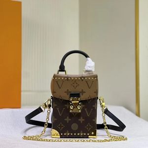 Классическая сумка для фотоаппарата Багажник мини-сумка-тоут сумка на плечо с цепочкой Сумка для камеры Luis Кошельки дизайнерская сумка коричневая старая цветочная сумка через плечо женские роскошные сумки кошелек M82465