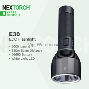 Forches Nextorch E30 Перезаряжаемая ежедневная фонарик EDC с 26650 батарея Высокая мощность 2000LM для аварийного кемпинга.