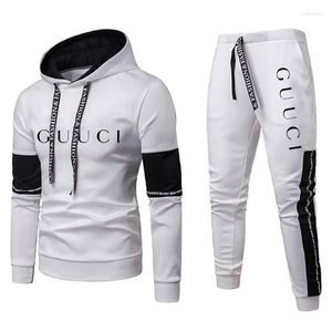 Men's Tracksuits Luxury Sweatshirt Set 2023 Hoodies Sweatpants Tracksuit Outfits Jogger Brand Sport Suit Male Pullover Streetwear Clothes