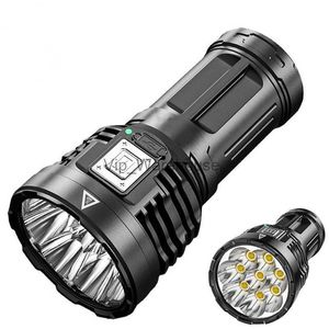 Forches Cobl Sond Light Flashlight Led7 Lampe Bead Rechargeable Super Bright Home Home-Hear-Lange Multiprope Multiprose Xenon Long-Drange HKD230902