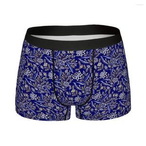 Редакция Abstract Beautiful Asia Navy Blue India Art Homme Труды