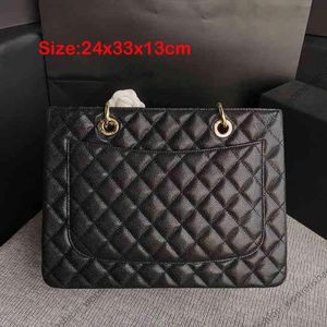 5A En Kaliteli Tasarımcı Crossbody Gerçek Deri Kadın Çantalar Lüks El Çantası Havyar Koyun Dinini Omuz Çantası Klasik Flach Zinciri Alışveriş Bilgisayar Lady Crossbody Cüzdan