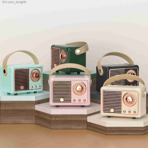 Draagbare luidsprekers Retro Bluetooth-luidspreker HM11 Klassieke muziekspeler Geluid Stereo Draagbare decoratie Miniluidsprekers Reisklankbox Hot Sale 2023 Q230904