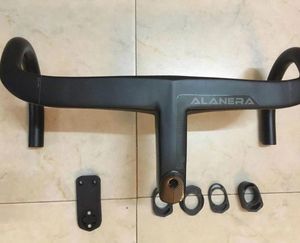 Bike Handlebars Components ALANERA Inner Wire DCR System Carbon Road Handlebar Integrated Carbon Handlebar For 28.6mm Fork Steer With Spacers 230904