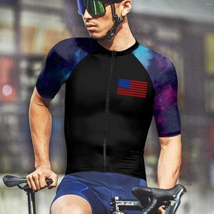 Erkek Tişörtleri Kısa Kollu Scrub Ceketleri Uzun Erkek Gömlek Yaz Deals Spor Bisiklet Kıyafetleri Moda 3D Bağımsızlık Günü