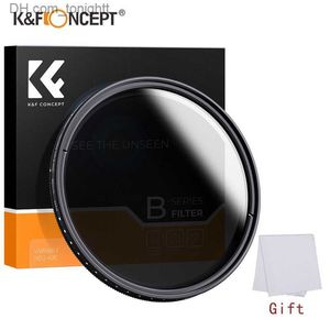 Filters K F Concept ND Fader Variable Neutral Density Adjustable ND2 to ND400 37-82mm 49mm 52mm 67mm 77mm 82mm ND Filter for Camera Lens Q230905