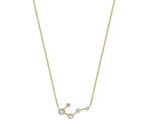 LOGAN HOLLOWELL Colar Big Dipper designer de joias anel de noivado designer personalizado para mulher 14K Ouro Amarelo 14K Ouro Rosa