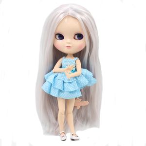 Куклы DBS blyth кукла ледяное тело licca 280BL69091010 розовый микс синие волосы серебристый большой грудной сустав 16 30см подарочная игрушка 230904