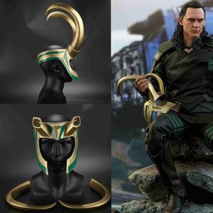 Parti Maskeleri Süper Kahraman Kaskı Boynuzlar Filmi Thor 3 Ragnarok Loki Laufeyson PVC Maske Cosplay Cadılar Bayramı Kostümleri Yetişkin Çocuklar İçin Sahne T230905